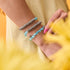 Aigue-marine | Argent | Bracelet Mermaid Glass x Links of Love